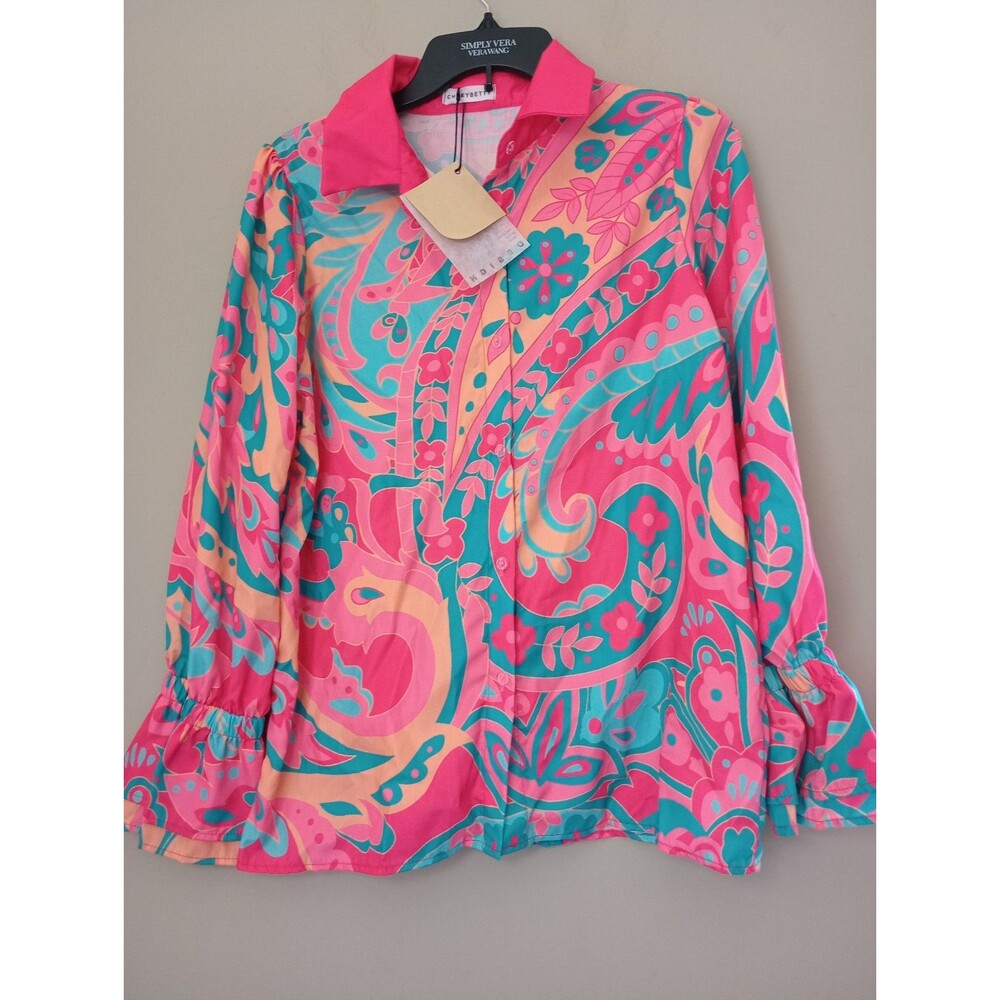 NWT Cherry Betty Artsy Art to Wear 70's Inspired Size Medium